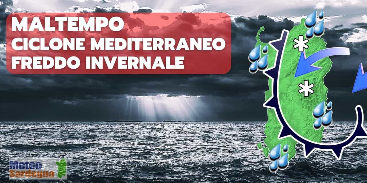 sardegna previsioni meteo ciclone mediterraneo 5212 - Meteo Sardegna: pioggia ed altra neve in arrivo, ciclone duro a morire