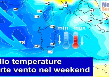 Vento e calo temperature nel weekend