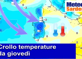 Calo termico di quasi 10 gradi da giovedì 13