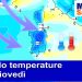 Calo termico di quasi 10 gradi da giovedì 13