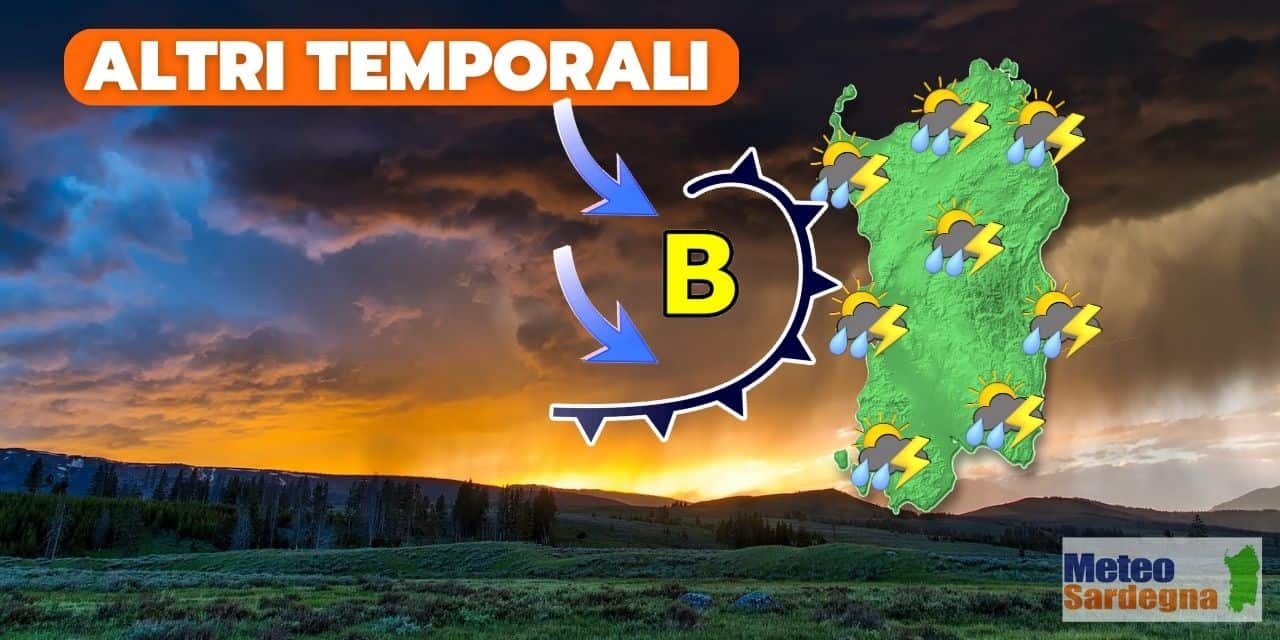 meteo sardegna nuovi temporali - Sardegna, l'instabilità meteo è pronta all'assalto