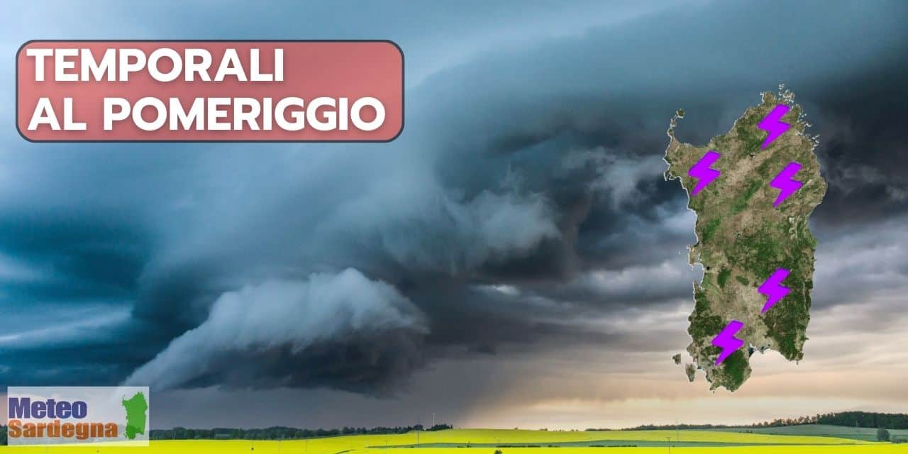 meteo sardegna temporali al pomeriggio - Instabilità con temporali e altre sorprese meteo per il ponte del 25 Aprile