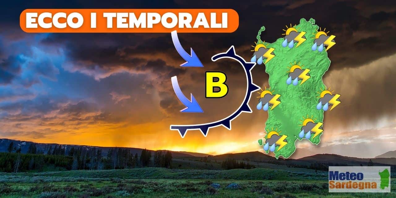 meteo sardegna verso i temporali - Turbolenze meteo tipiche del mese di Maggio