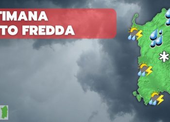 sardegna previsioni meteo settimana fredda e piovosa 52 350x250 - Meteo verso piogge, temporali ed anche grandine. Calo della temperatura