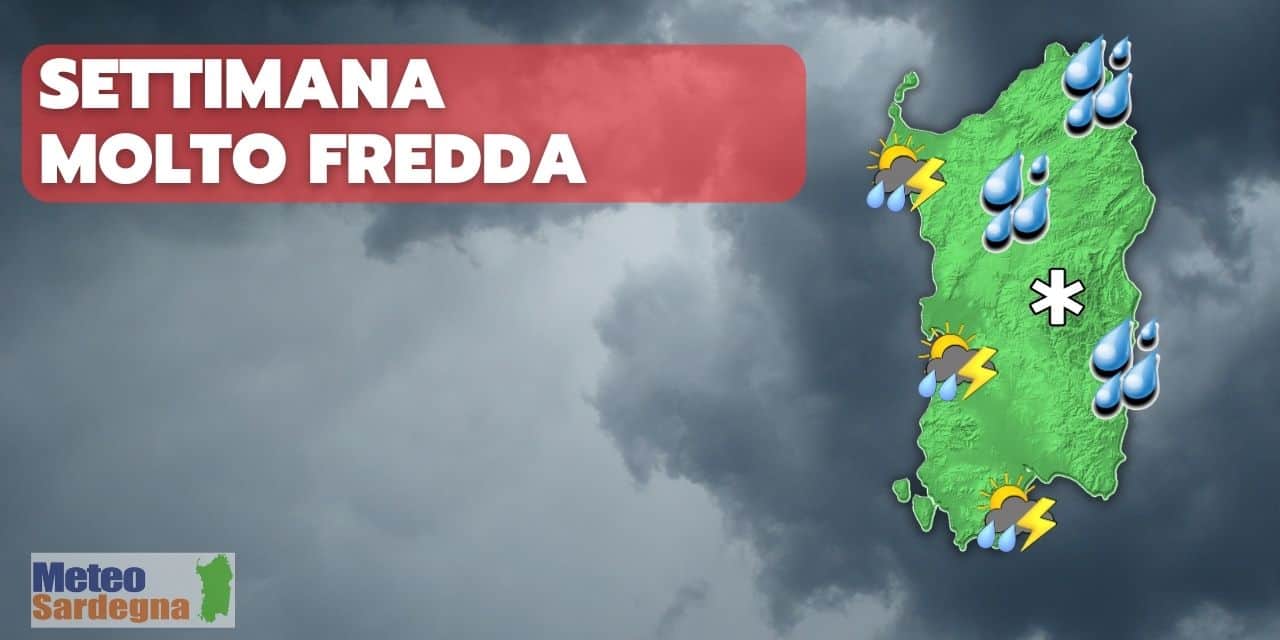 sardegna previsioni meteo settimana fredda e piovosa 52 - Instabilità e freddo: il quadro meteo fino a Pasqua e Pasquetta