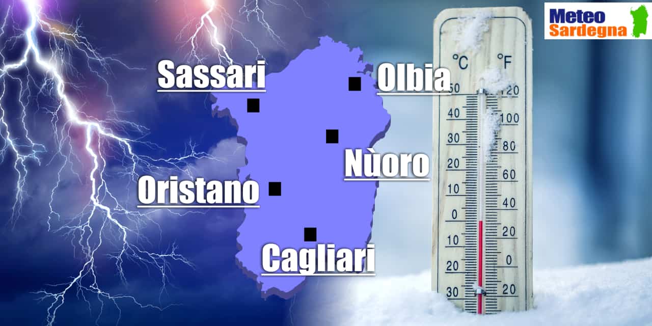 temporali neve pasqua sardegna - Meteo Sardegna: freddo e poi altri temporali, la tendenza sino a Pasquetta