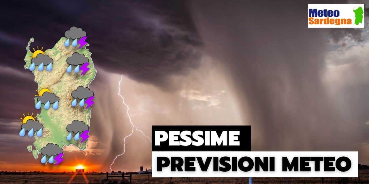 meteo sardegna ciclone mediterraneo e maltempo - Meteo SARDEGNA, davvero pessimo ormai imminente. Occhio costa sud e orientale