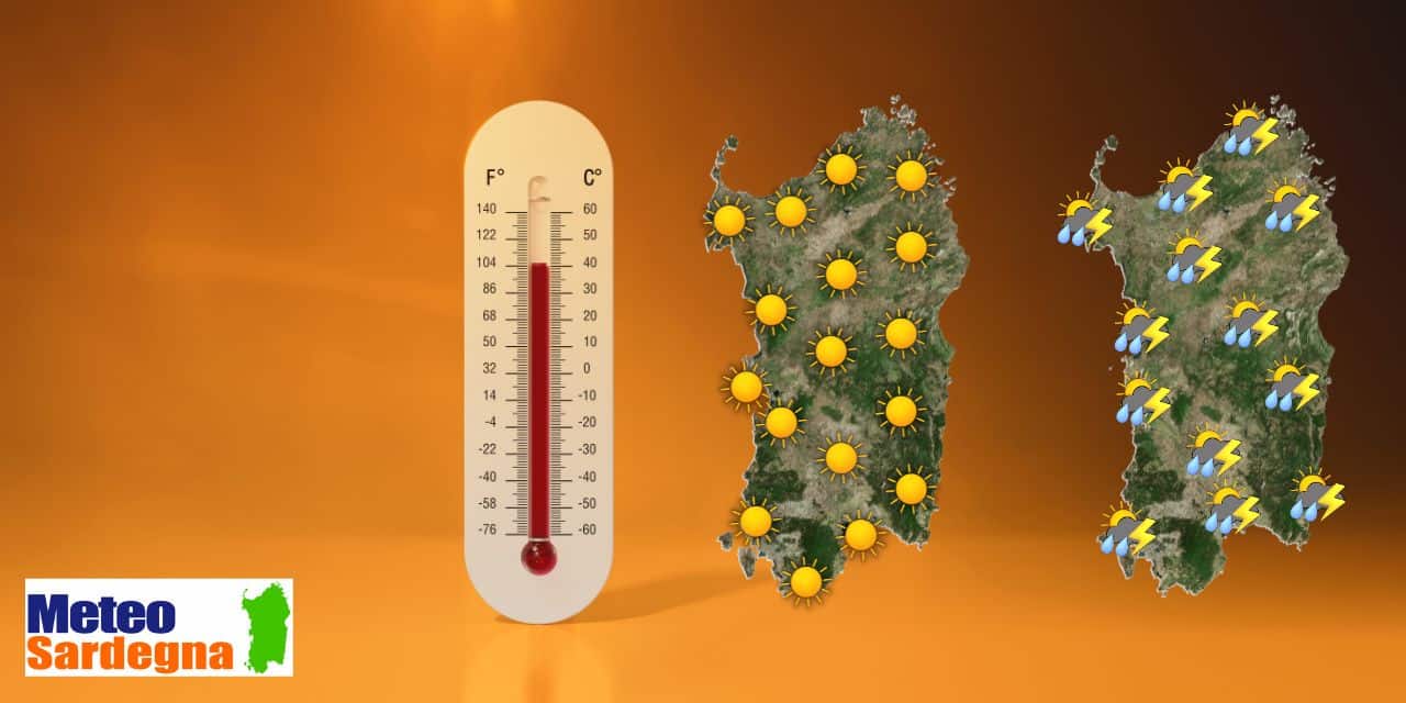 meteo sardegna fiammata africana e altri temporali - Assaggio di Estate illusorio, il meteo peggiorerà di nuovo