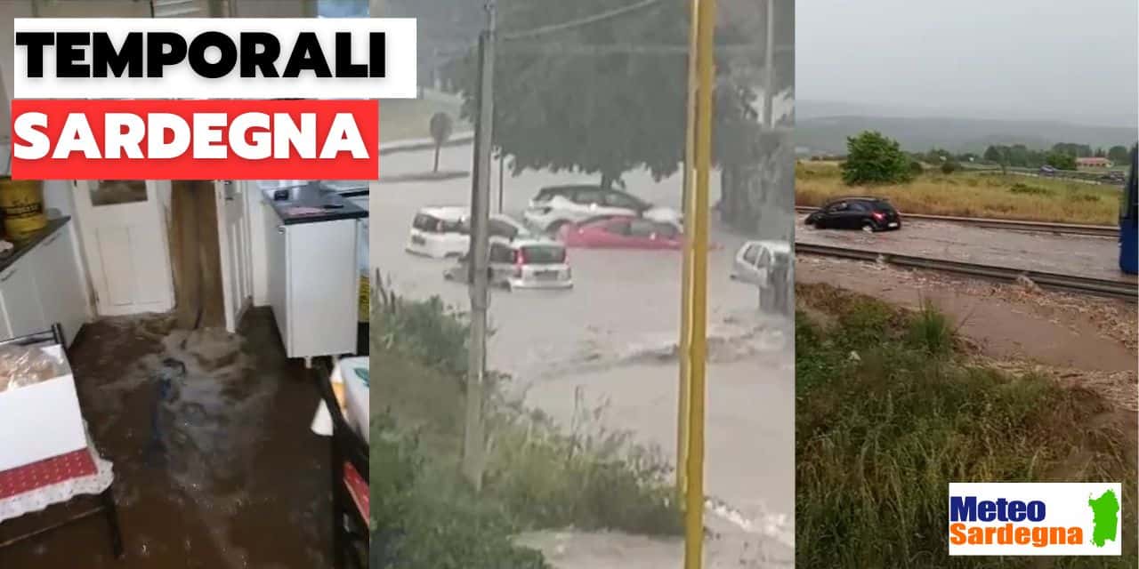 meteo sardegna temporali e nubifragi - Meteo Sardegna: Nubifragi Estremi necessaria cautela