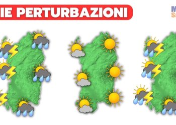 sardegna con varie perturbazioni a catena 350x250 - Meteo Sardegna: inizio Aprile col botto, avremo uno stravolgimento