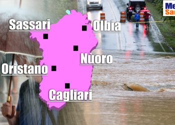 Scenario molto instabile in Sardegna anche nella nuova settimana