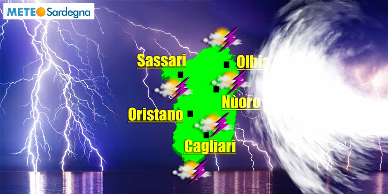 temporale ciclone sardegna - Meteo Sardegna: altri temporali in arrivo, effetto di un ciclone esplosivo