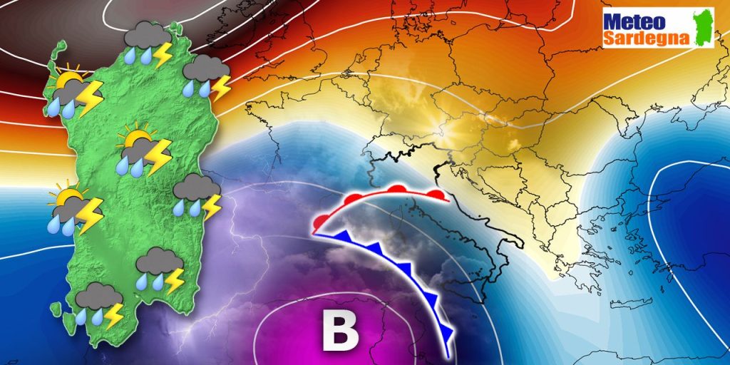 meteo sardegna ondata di maltempo 1 1024x512 - Meteo ESTATE o AUTUNNO? Prossima settimana, Sardegna nell'occhio di un nuovo Ciclone